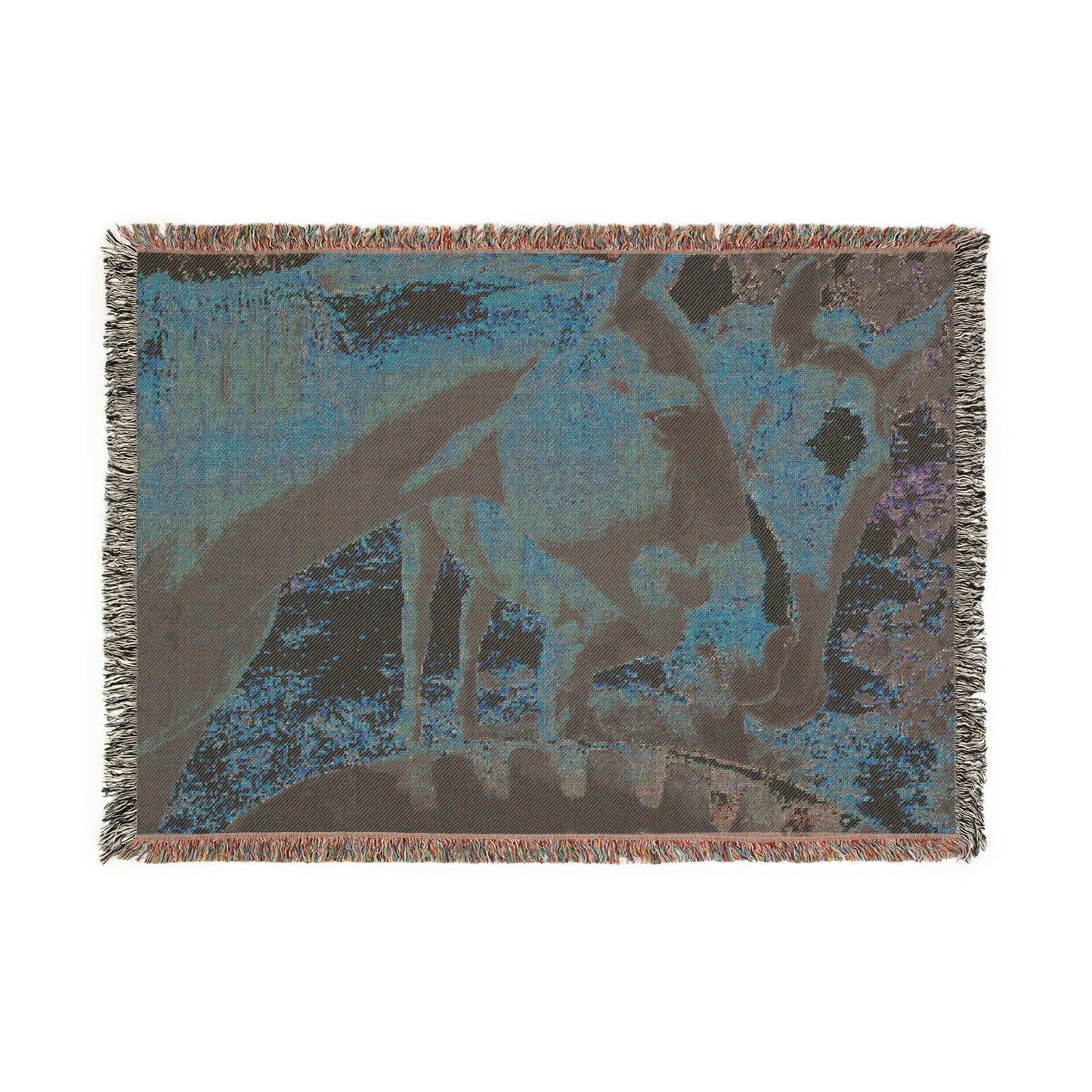 Dad's Horses Woven Blanket