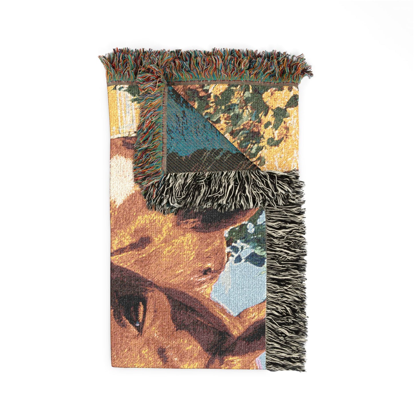 Dad's Horses Woven Blanket